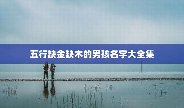 五行缺金缺木的男孩名字大全集