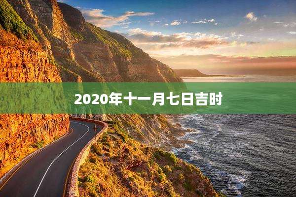 2020年十一月七日吉时