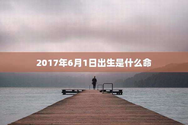 2017年6月1日出生是什么命