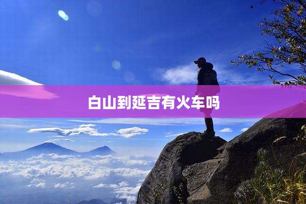 白山到延吉有火车吗