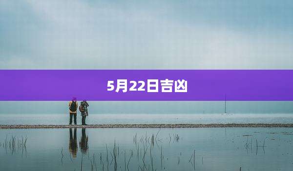 5月22日吉凶