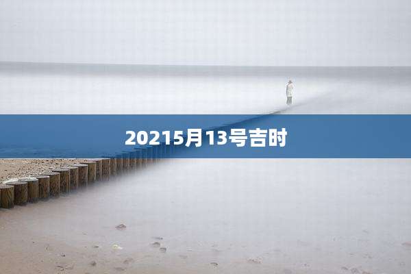 20215月13号吉时