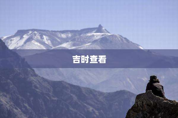 吉时查看