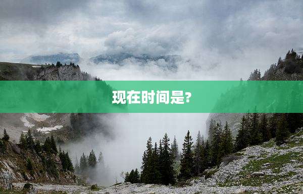 现在时间是?