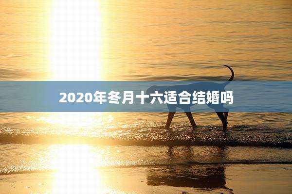 2020年冬月十六适合结婚吗