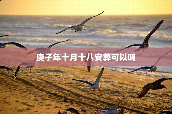 庚子年十月十八安葬可以吗