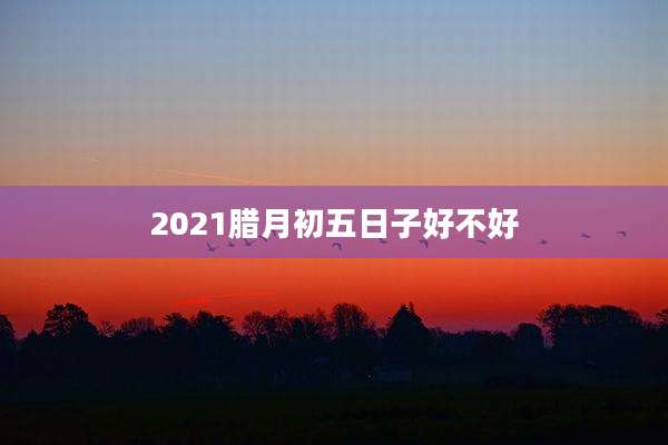 2021腊月初五日子好不好