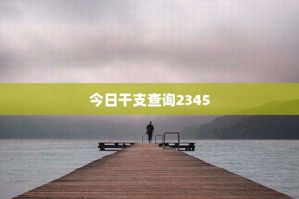 今日干支查询2345