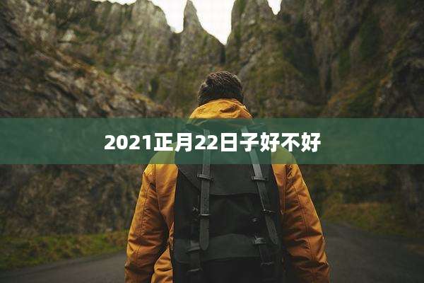 2021正月22日子好不好