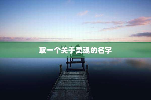 取一个关于灵魂的名字