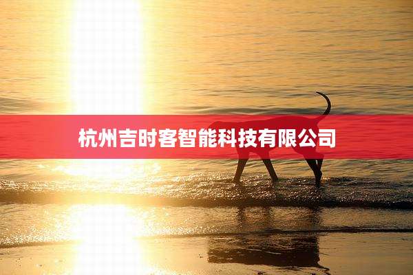 杭州吉时客智能科技有限公司
