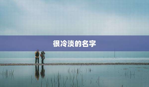 很冷淡的名字