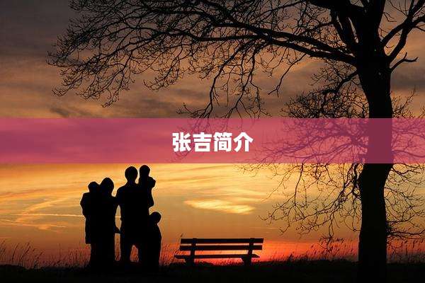 张吉简介