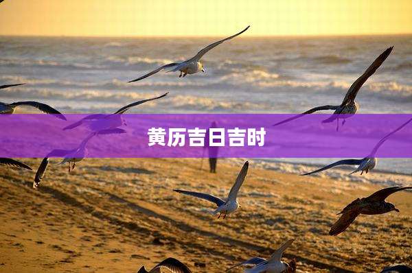 黄历吉日吉时