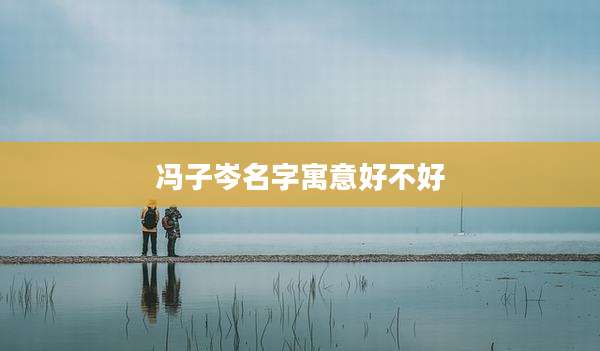 冯子岑名字寓意好不好