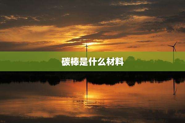 碳棒是什么材料