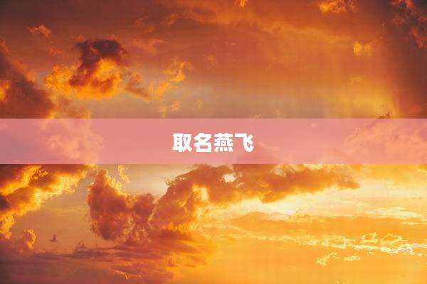 取名燕飞