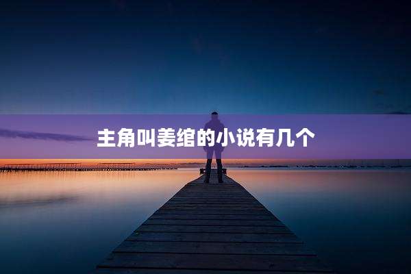 主角叫姜绾的小说有几个