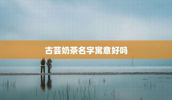 古芸奶茶名字寓意好吗