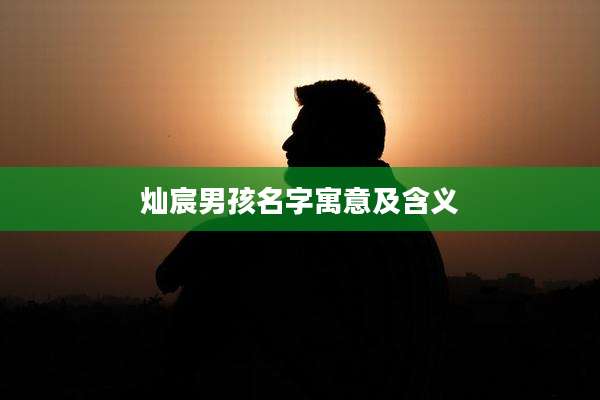 灿宸男孩名字寓意及含义
