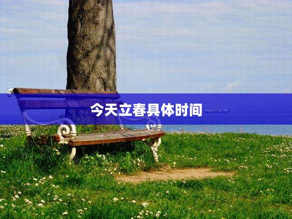 今天立春具体时间
