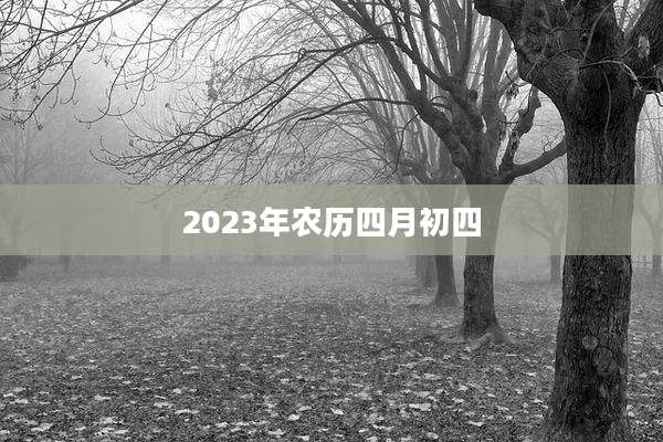 2023年农历四月初四