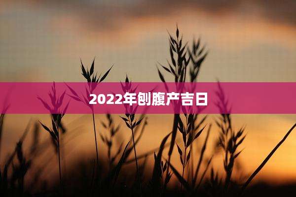 2022年刨腹产吉日