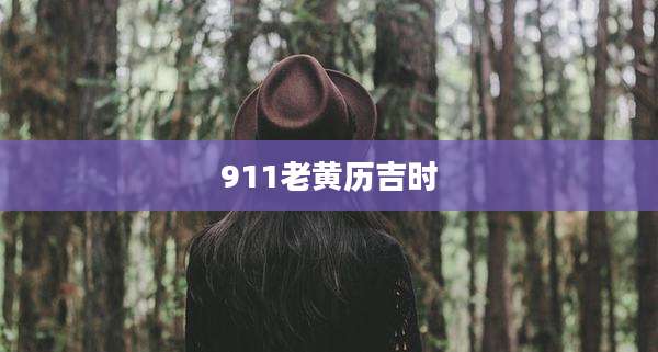 911老黄历吉时