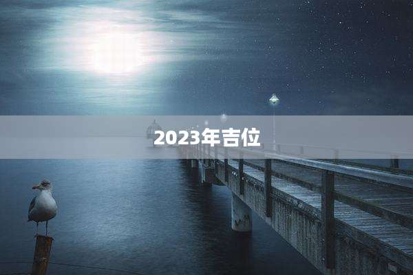 2023年吉位