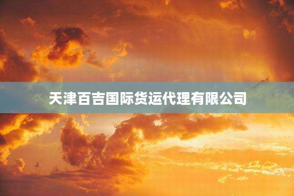 天津百吉国际货运代理有限公司