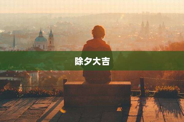 除夕大吉