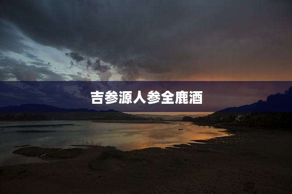 吉参源人参全鹿酒