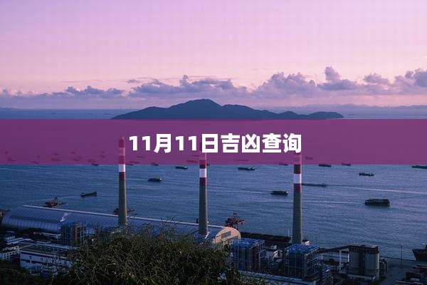 11月11日吉凶查询