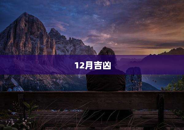 12月吉凶