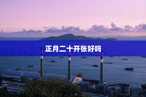 正月二十开张好吗