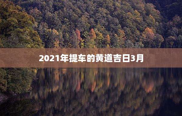 2021年提车的黄道吉日3月