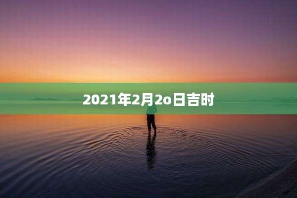 2021年2月2o日吉时