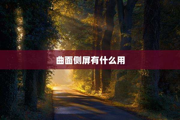 曲面侧屏有什么用