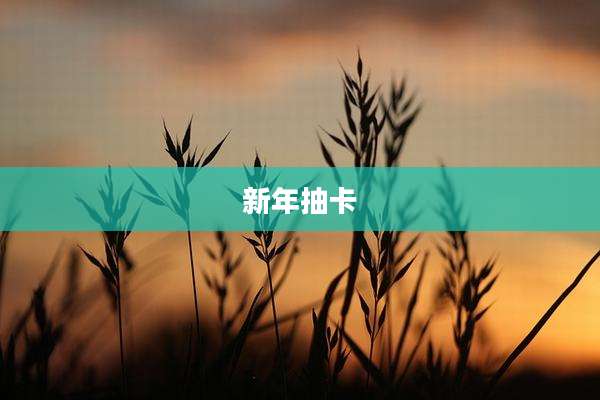 新年抽卡