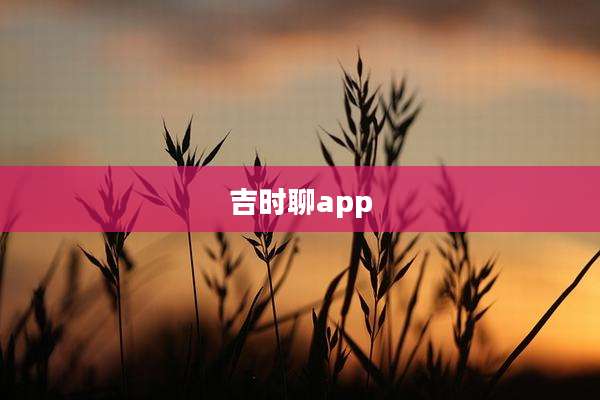 吉时聊app