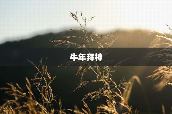 牛年拜神