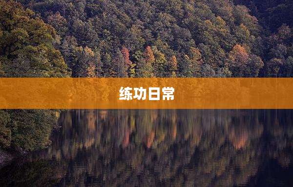 练功日常