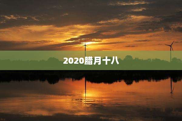 2020腊月十八