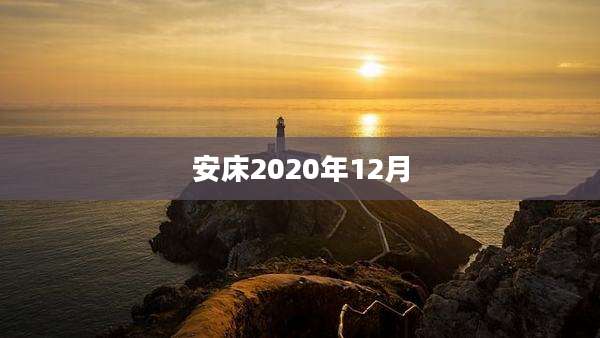 安床2020年12月