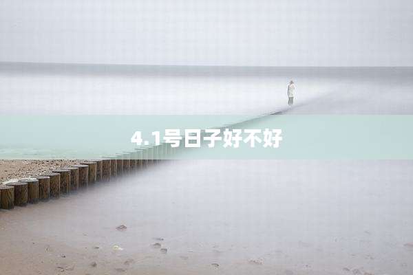 4.1号日子好不好