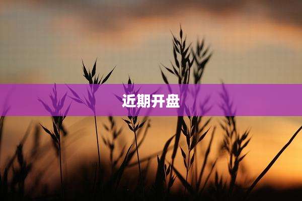 近期开盘