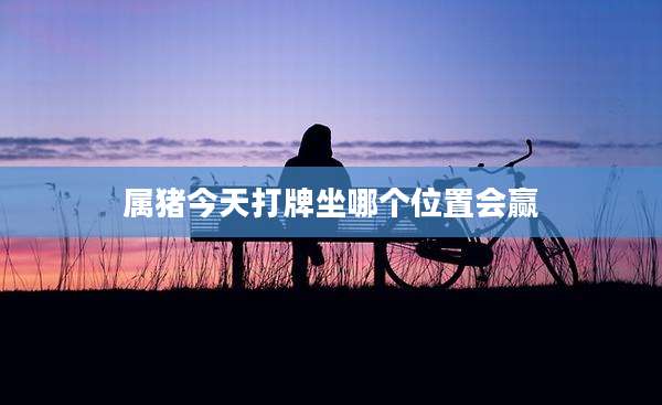 属猪今天打牌坐哪个位置会赢