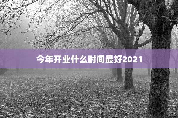 今年开业什么时间最好2021