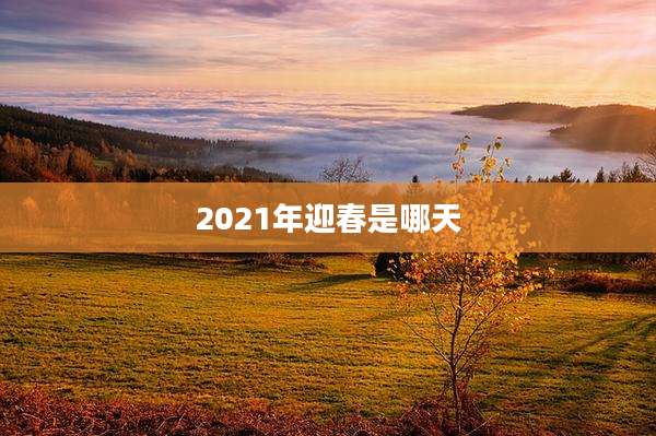 2021年迎春是哪天