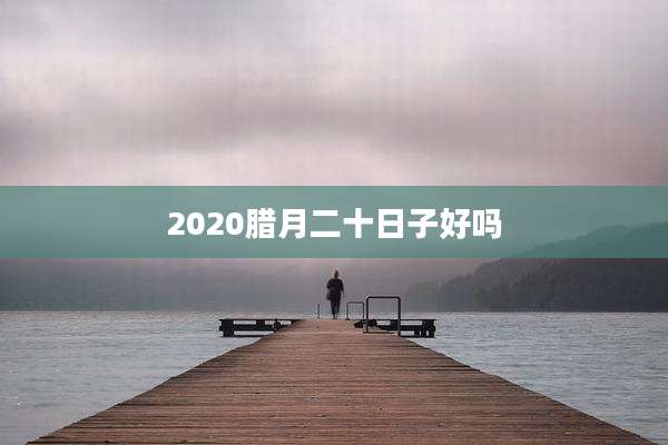 2020腊月二十日子好吗